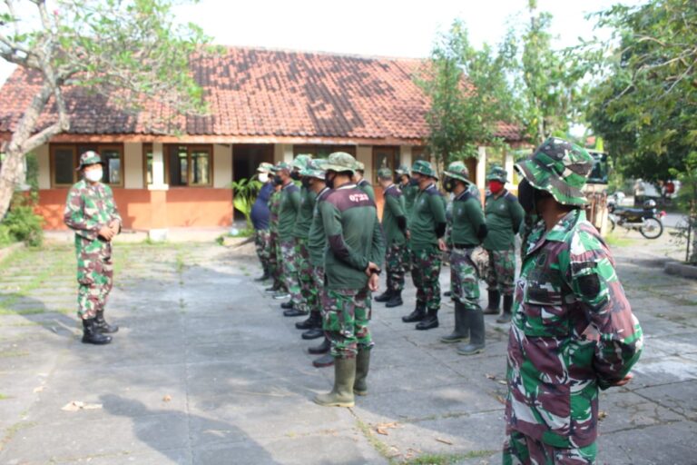 Penyiapan Tempat Tinggal Pasukan Satgas TMMD Reg 113 Kodim Klaten