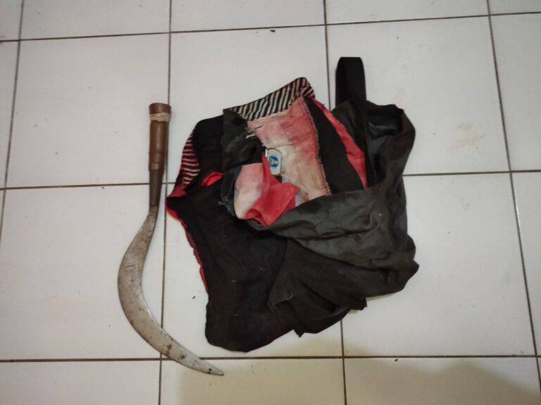 Polsek Rumpin Cek TKP Tindak Pidana Penganiayaan