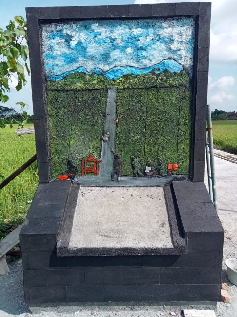 Prasasti TMMD Reg Ke 113 Kodim 0723/Klaten Selesai Dibangun