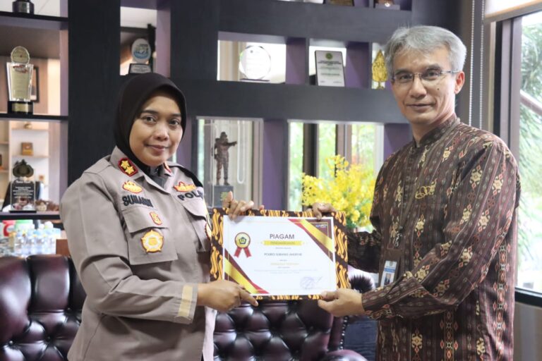 Polres Subang Dapat Penghargaan Dari Kepala KPPN Purwakarta