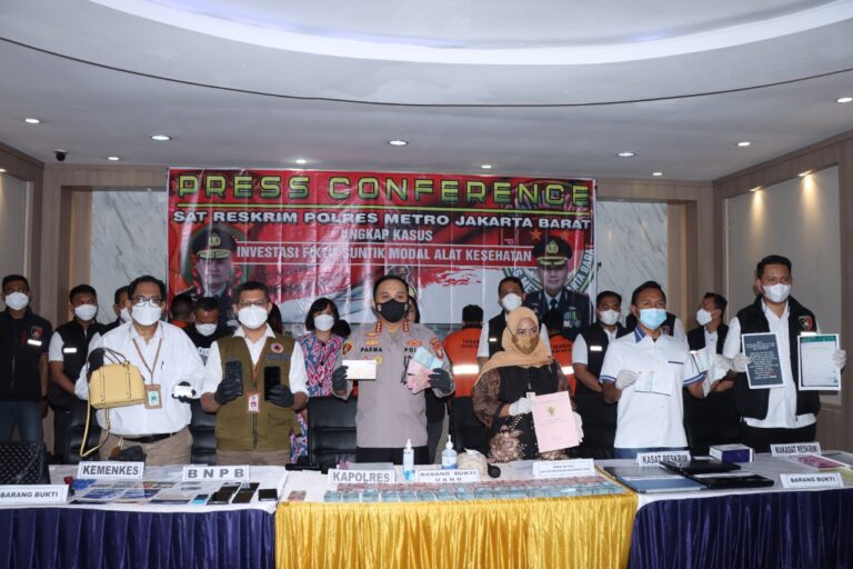 Polres Jakbar Bongkar Kasus investasi Fiktif Suntik Modal Alkes, Kerugian Capai 65 Milyar Rupiah