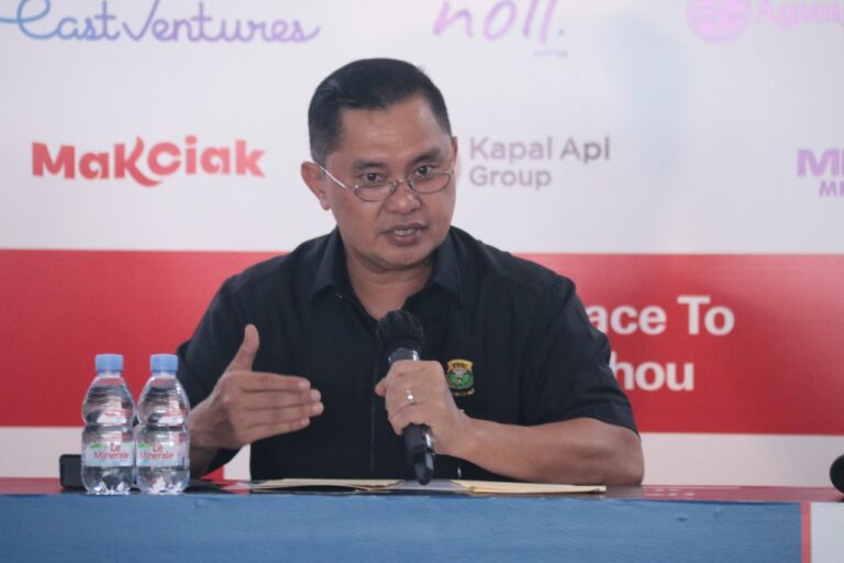 Kapolda Metro Jaya Konferensi Pers East Ventures Indonesia Open 2022.