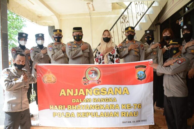 SAMBUT HARI BHAYANGKARA KE 76, DIR BINMAS POLDA KEPRI LAKSANAKAN ANJANGSANA