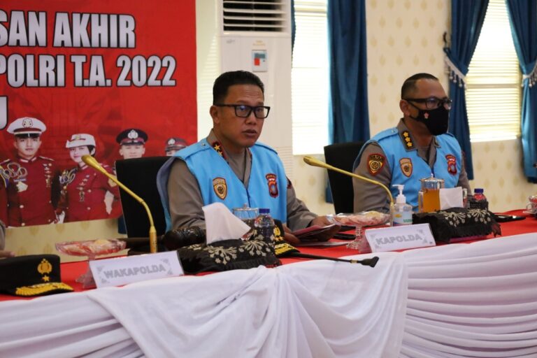 SIDANG TERBUKA PENETAPAN KELULUSAN AKHIR PENERIMAAN BINTARA POLRI T.A. 2022 POLDA KEPRI