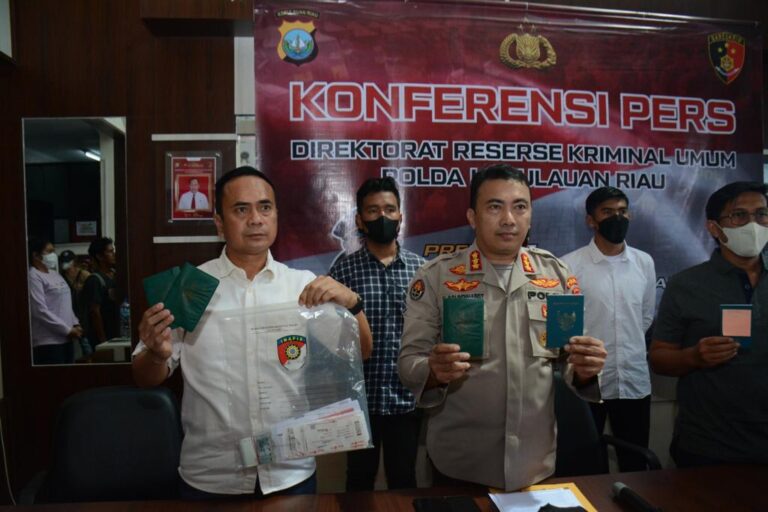 DIT RESKRIMUM POLDA KEPRI BERHASIL UNGKAP KASUS PEKERJA MIGRAN INDONESIA ILEGAL DAN MENYELAMATKAN 42 ORANG KORBAN