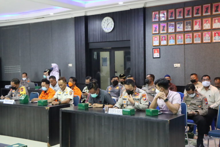 Jelang Pengamanan 1 Abad PSHT, Polres Ngawi Gelar Rakor Lanjutan Bersama Instansi Terkait