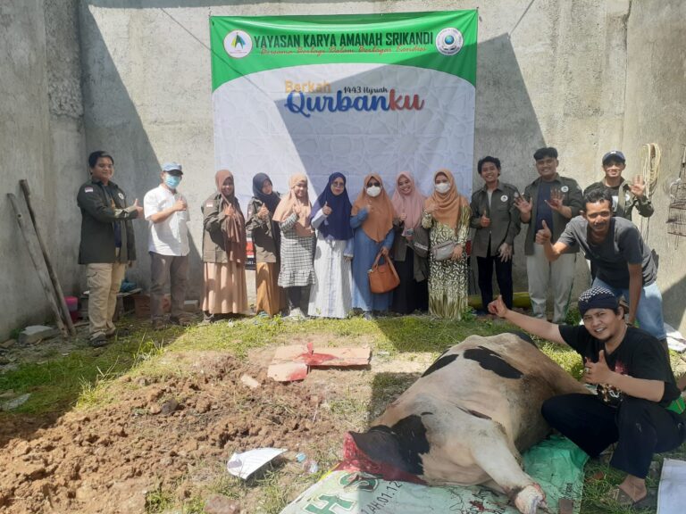 Momentum Idul Adha 1443 H Yayasan Karya Amanah Srikandi ( YAKAS ) Kedatangan Sapi Limosin
