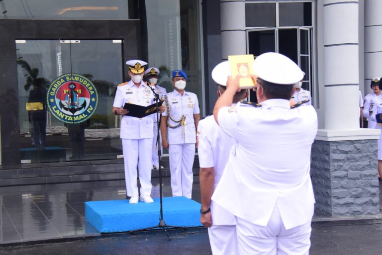 Danlantamal IV Pimpin Serah Terima Jabatan Kafasharkan Mentigi