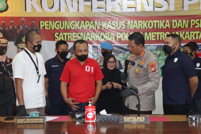 Lolos Pemeriksaan X-Tray di Bandara, Polres Jakpus ciduk pengedar sabu Lintas Daerah di Bandara Soetta
