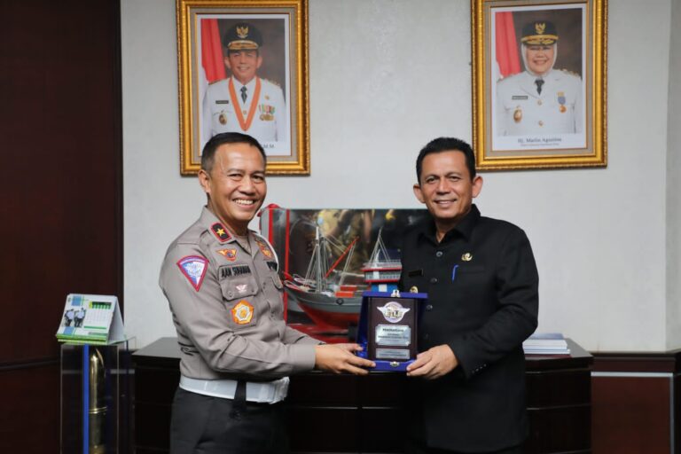 AUDIENSI ETLE, KORLANTAS POLRI DAN DIT LANTAS POLDA KEPRI BERSAMA GUBERNUR PROVINSI KEPRI