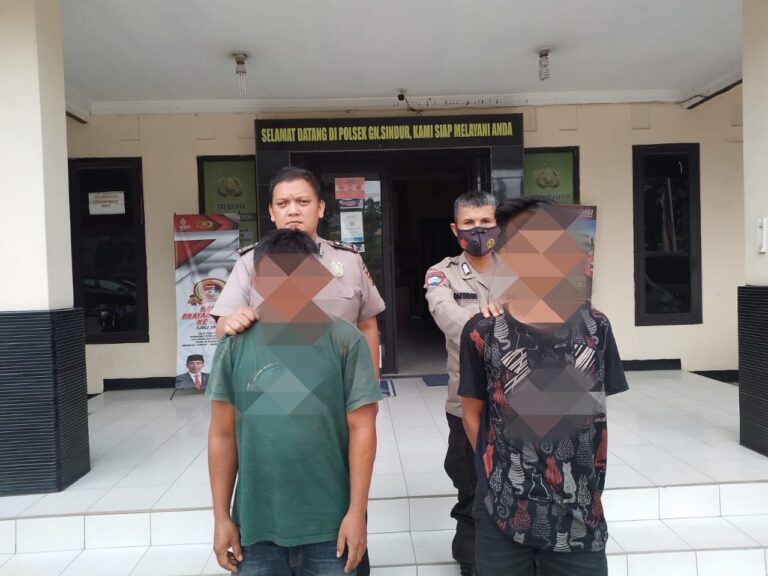 Pelaku Penjambretan Berhasil Diamankan di Polsek Gunung Sindur