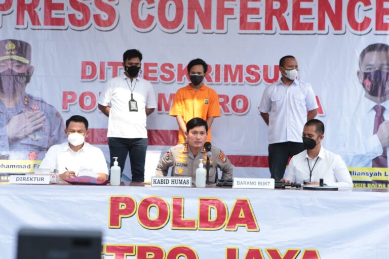 Polda Metro Jaya Amankan Pelaku Penyebaran Pemberitaan Bohong yang Dapat Menimbulkan Keonaran Via Video Snack