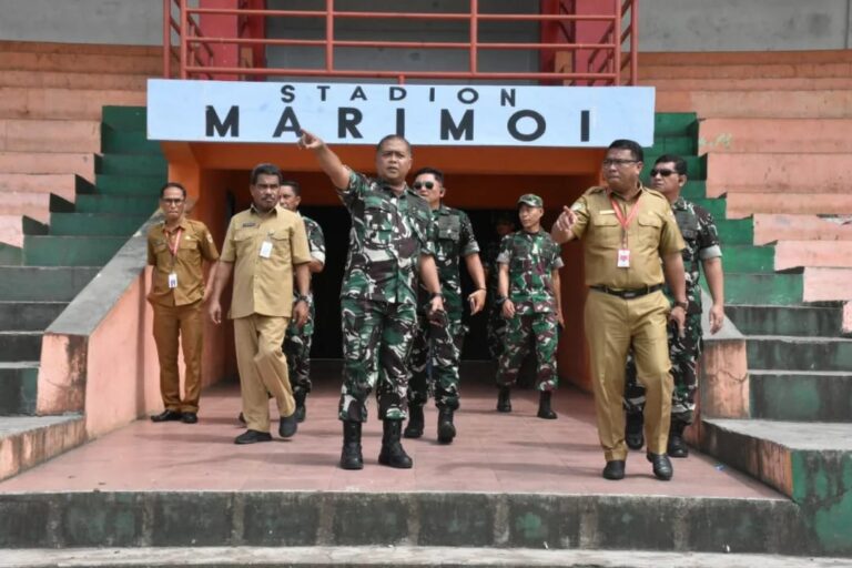 Komandan Lanud Leo Wattimena Bersama Waaspotdirga Kasau Melaksanakan survei Sail Tidore Tahun 2022