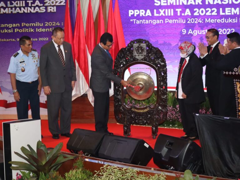PPRA LXIII Lemhanas Gelar Seminar Nasional, Angkat Isu Politik Identitas sebagai Tantangan Pemilu 2024