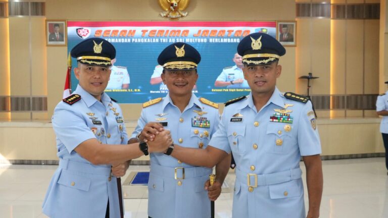 Satuan Operasi TNI Angkatan Udara Palembang Beralih Pimpinan.