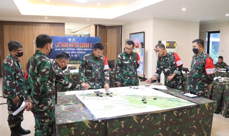 Gladi Posko Latihan Jalak Sakti Koopsud I, Hardha Marutha I, dan Gwa Wijaya Kopasgat Perkuat Rencana Operasi Udara Gabungan