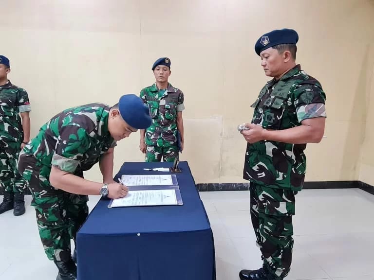 Jabatan Kepala Dinas Personil Lanud Leo Wattimena Resmi Diserah Terimakan