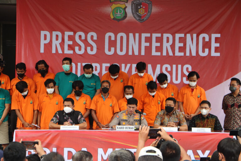 Polda metro jaya berhasil ungkap Metrologi legal Gas Subsidi.