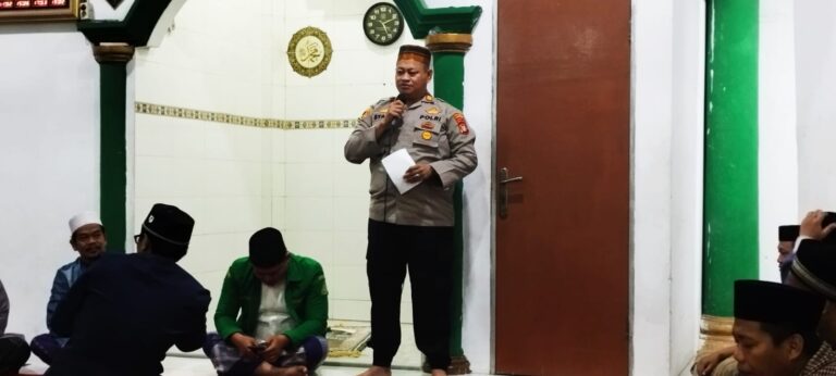 Himbau Kamtibmas, Dalam Giat SULING DAKMAS, Kapolsek Kalideres Beserta Jajaran Kunjungi Musholla Baitul Taqwa