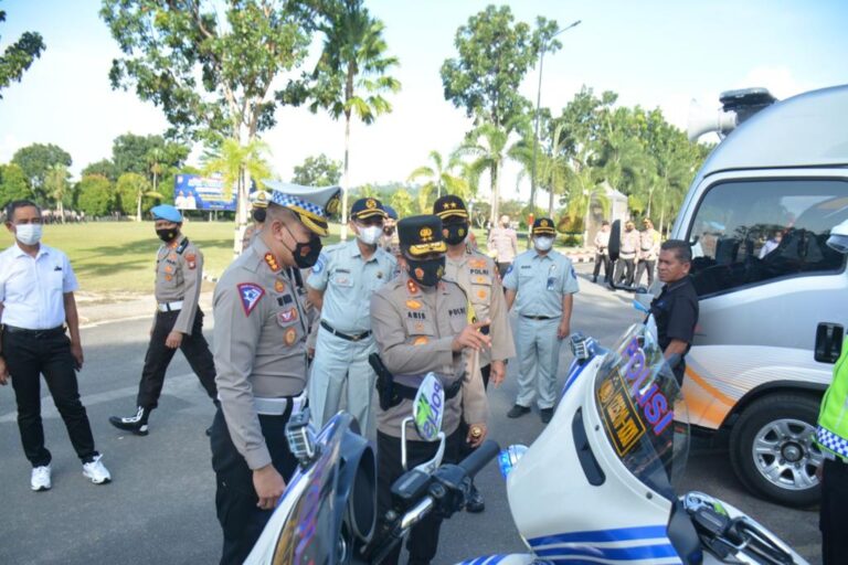 KAPOLDA KEPRI PIMPIN APEL GELAR PASUKAN OPERASI ZEBRA SELIGI-2022