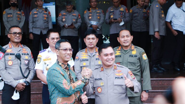 Kapolda Metro Jaya menerima Kunjungan dari Penjabat Gubernur DKI Jakarta