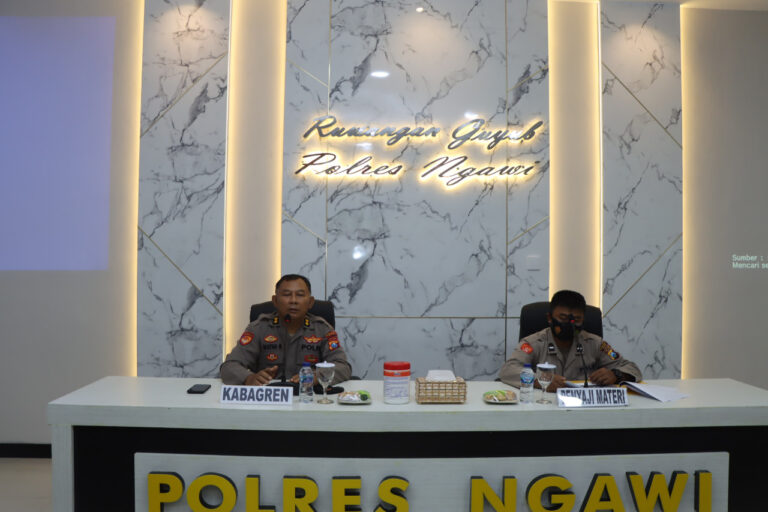 Pelatihan E-Office kepada anggota Polres Ngawi