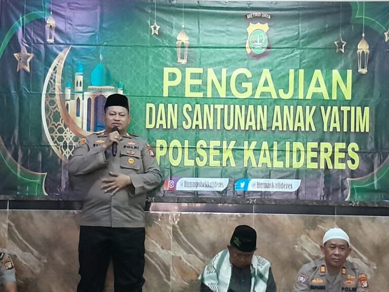 Polsek Kalideres Metro Jakarta Barat Gelar Pengajian dan Santunan Anak Yatim