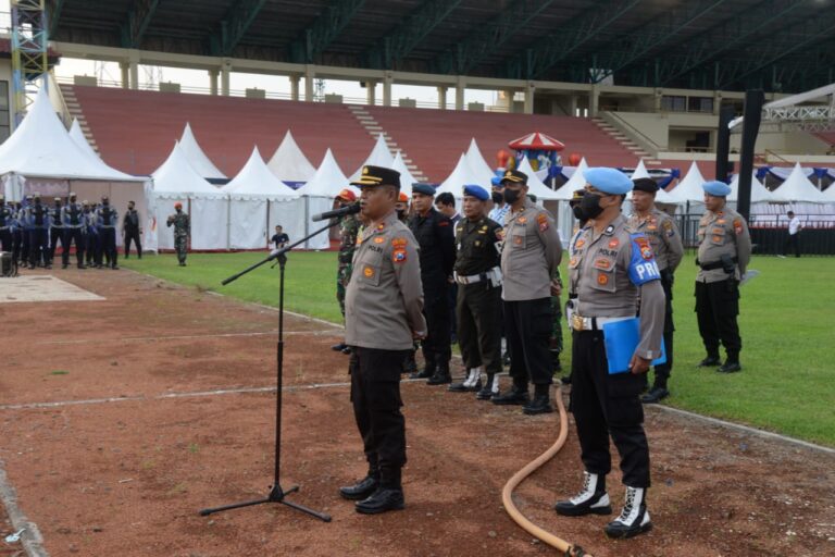 Polres Madiun Kota Bersinergi Dengan TNI dan Instansi Terkait Amankan Konser Musik Ada Band di Stadion Wilis Madiun