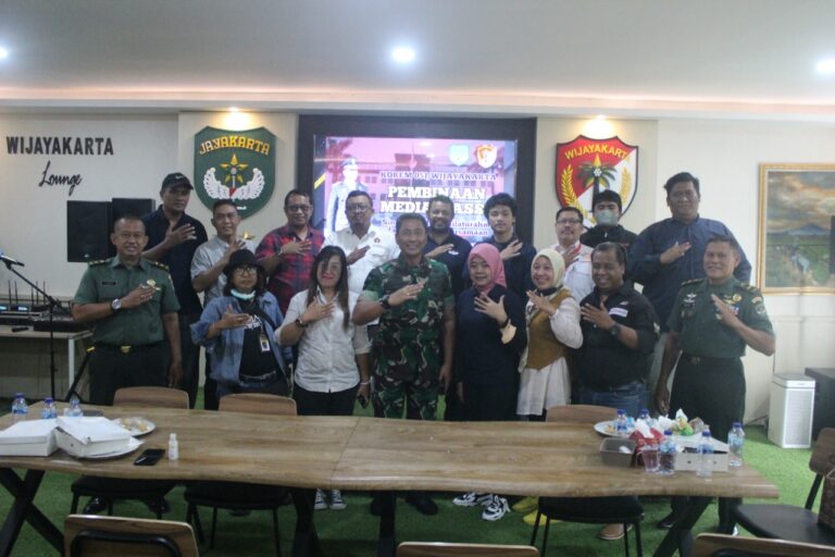 Danrem 051/Wkt, Jalin Silaturahmi dan Perkuat Kebersamaan dengan Awak Media