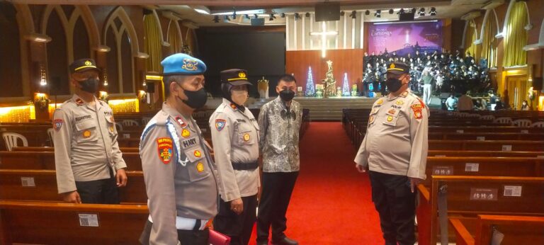 Polsek Kalideres Lakukan Pengecekan Kesiapan dan Assesment di Gereja Kristus Yesus