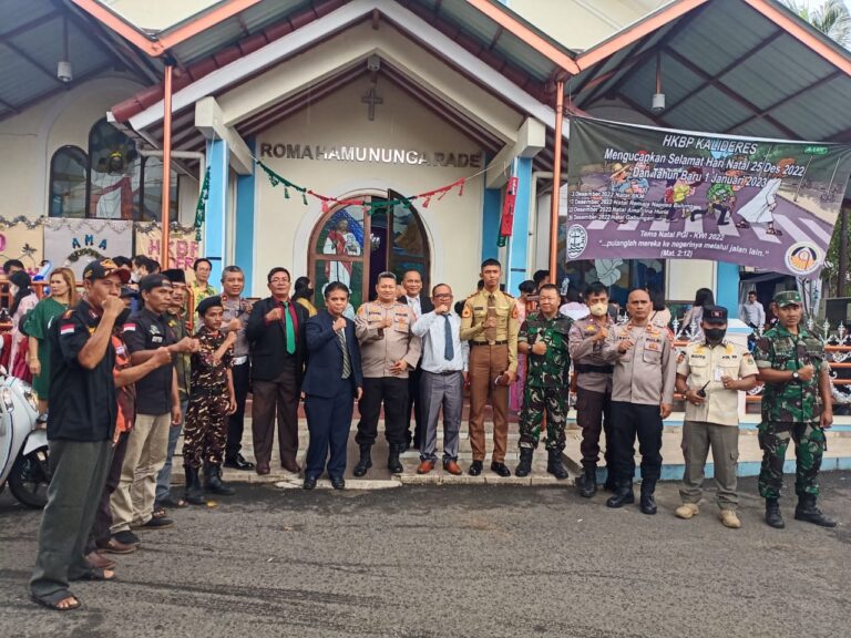 Beri Rasa Aman, Polsek Kalideres Lakukan Pengecekan, Pengamanan di Gereja HKBP