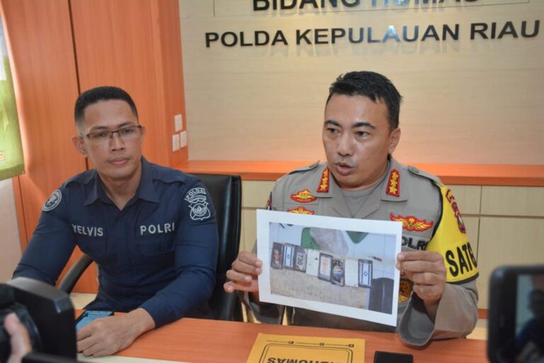 Sebanyak 8 Bungkus Narkotika jenis kokain ditemukan diwilayah jemaja kabupaten Anambas