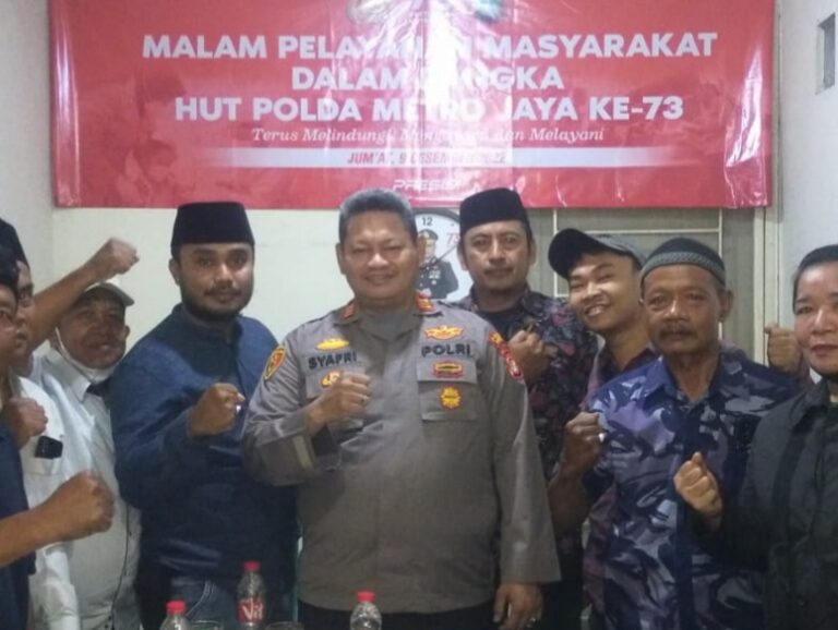 Bhakti Polda Metro Jaya Ke-73 , Polsek Kalideres Sambangi Ketua RW 11 Kelurahan Pegadungan