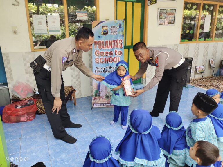 Program Polsanak Polres Madiun Kota, Tanamkan Budaya Tertib Berlalu Lintas Sejak Usia Dini