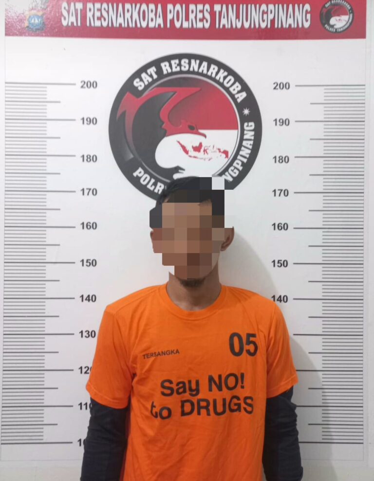 Dua Pelaku Tindak Pidana Narkotika Di Ringkus Sat Resnarkoba Polresta Tanjungpinang