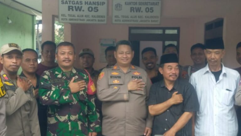 Kapolsek Kalideres Giat Sambang RW dan Silahturahmi di Tegal Alur Jakbar