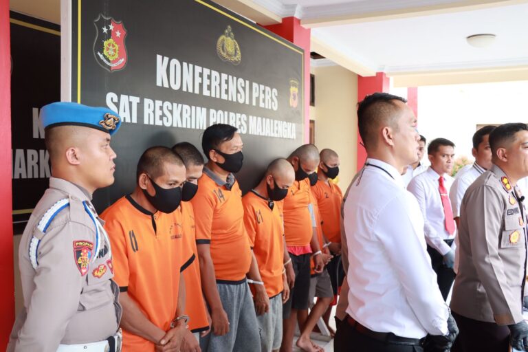 Polisi di Majalengka Amankan Puluhan Sepeda Motor Curian Dari Tangan Penadah di Wilayah Banjaran