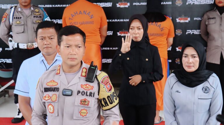 Kasus Cinta Segitiga Berujung Maut Diungkap Polres Karawang
