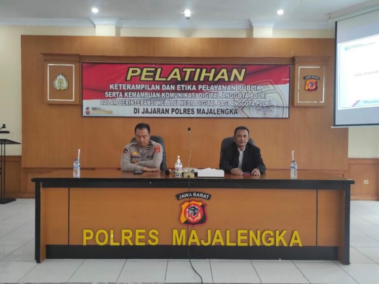 Polres Majalengka Gelar Pelatihan Komunikasi Publik Melalui Media Digital