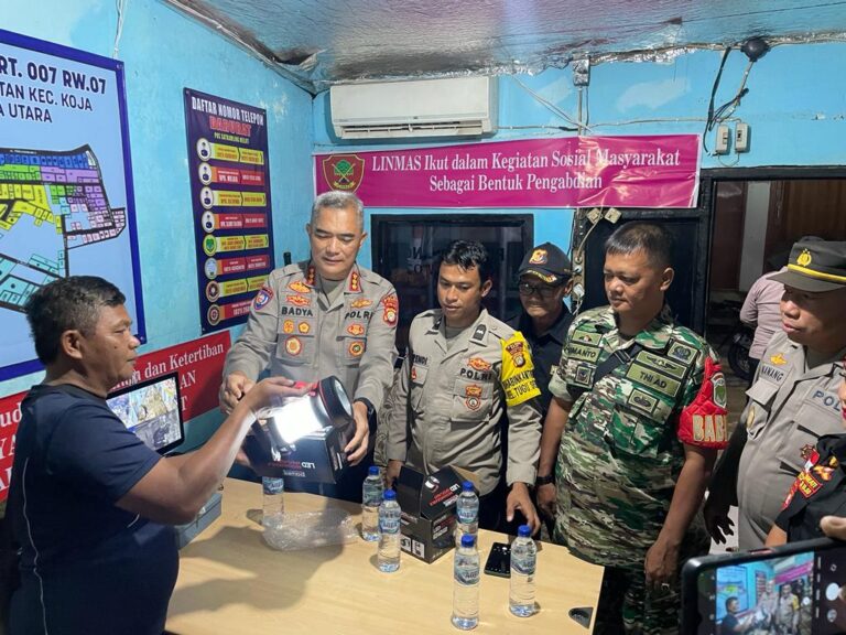 Dirbinmas Polda Metro Jaya Kunjungi Pos Kamling “Melati” RW 07 Tugu Selatan Jakarta Utara