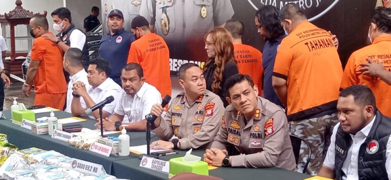 Peredaran Narkotika, Polda Metro Jaya Ungkap Kasus Sabu Dengan Total 109 Kg Jaringan Sumatera