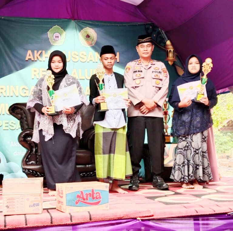 Bentuk Dukungan Polri Terhadap Kegiatan Keagamaan, Kapolsek Malausma Hadiri Isra Miraj
