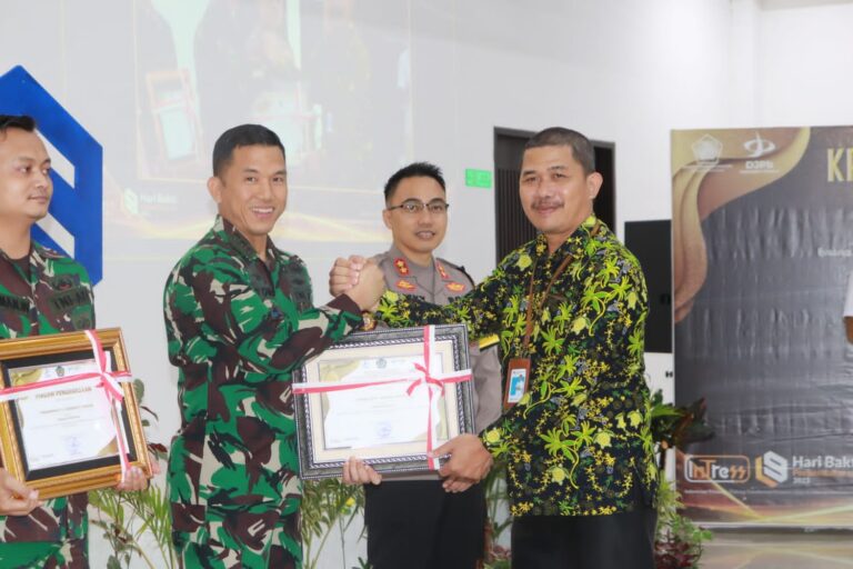 Kodim 0315/Tanjungpinang Terima Penganugerahan KPPN Tanjungpinang Award