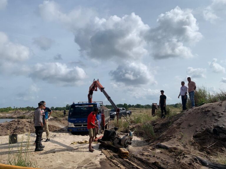 Isu Tambang Pasir Ilegal Di Bintan, Satreskrim Polres Bintan Lakukan Pengecekan Ke Lokasi