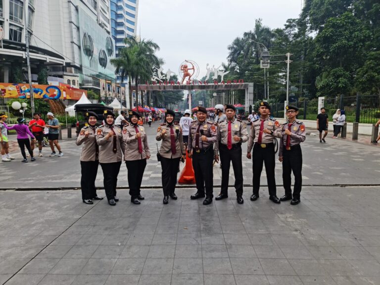 Pamobvit Polda Metro Jaya PATROLI CAR FREE DAY PRESISI