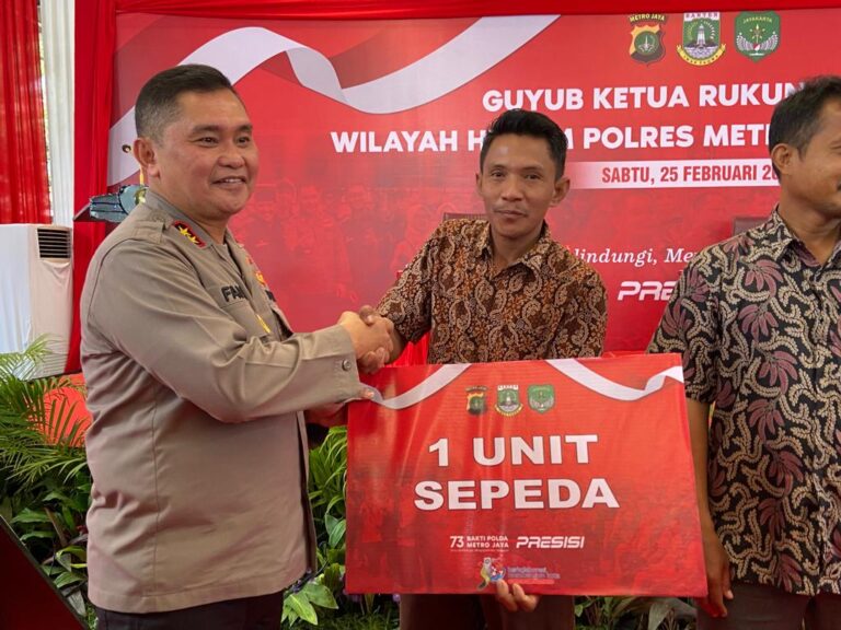 Guyub Rukun Ketua RW di Kota Tangerang, Kapolda Metro Titip Polisi RW