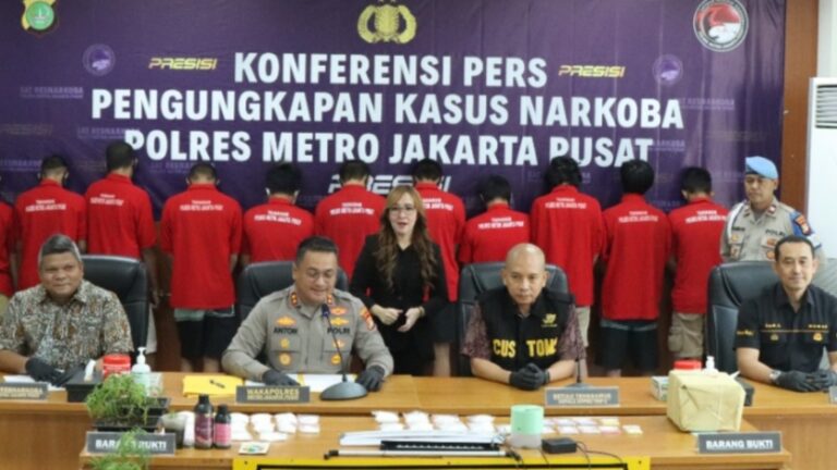 Dalam kurung waktu 1 Bulan, 36 Orang Pengedar Narkoba diringkus Polres Metro Jakpus