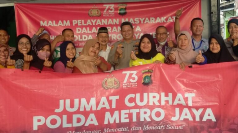 Polsek Kalideres Gelar Jumat Curhat Polda Metro Jaya di RW 01