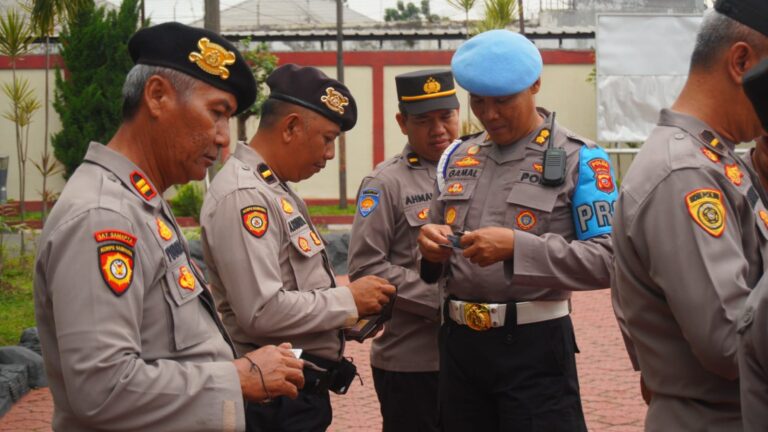 Pengawasan Kedisiplinan Bid Propam Polda Jabar Gelar Gaktibplin Di Polres Karawang