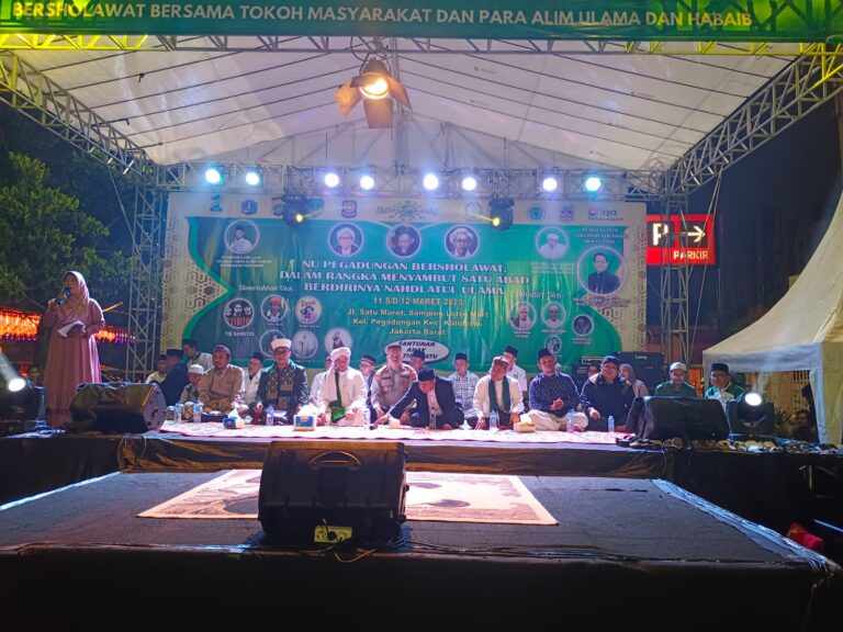 Kapolsek Kalideres Hadiri Kegiatan Pegadungan Bersholawat